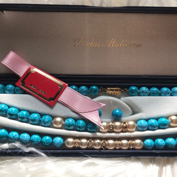GIFT…boxed NEW Pearl Necklace from Spain - Picture 3 of 5